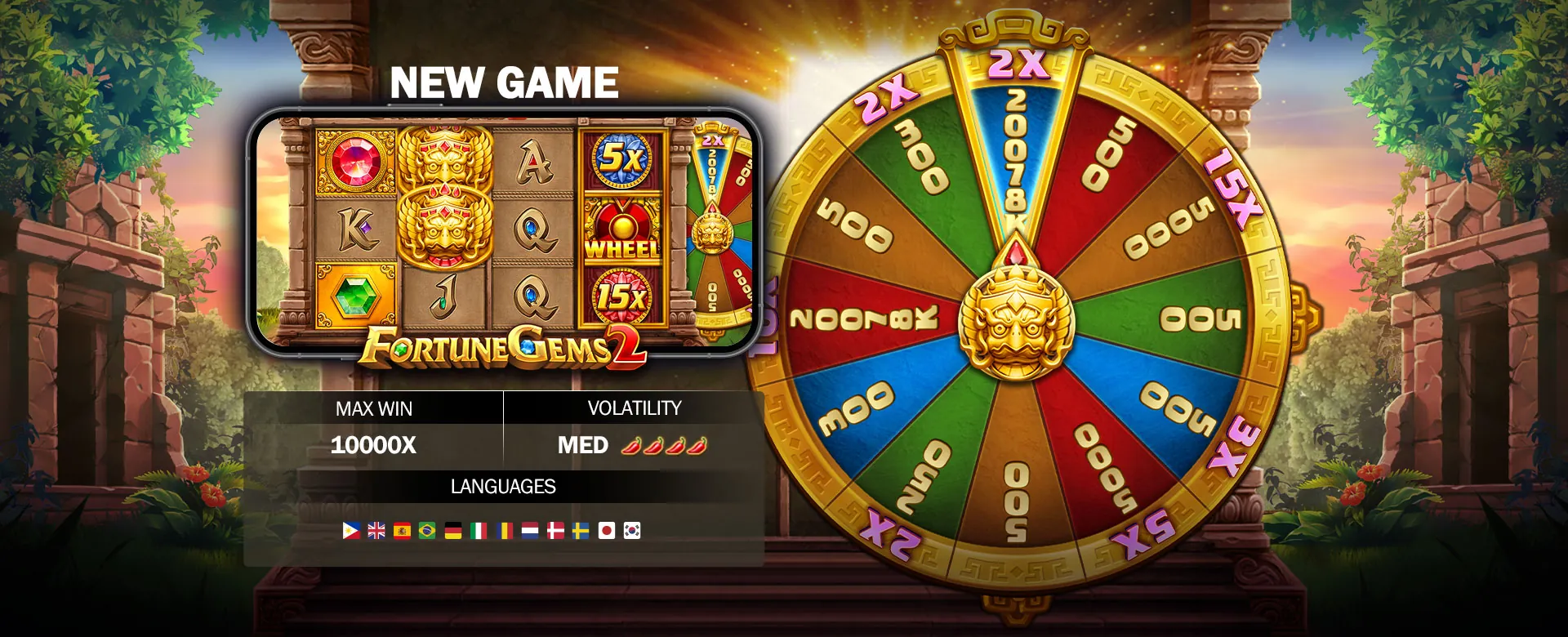 Image of new slot game interface